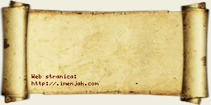 Kristina Velinović vizit kartica